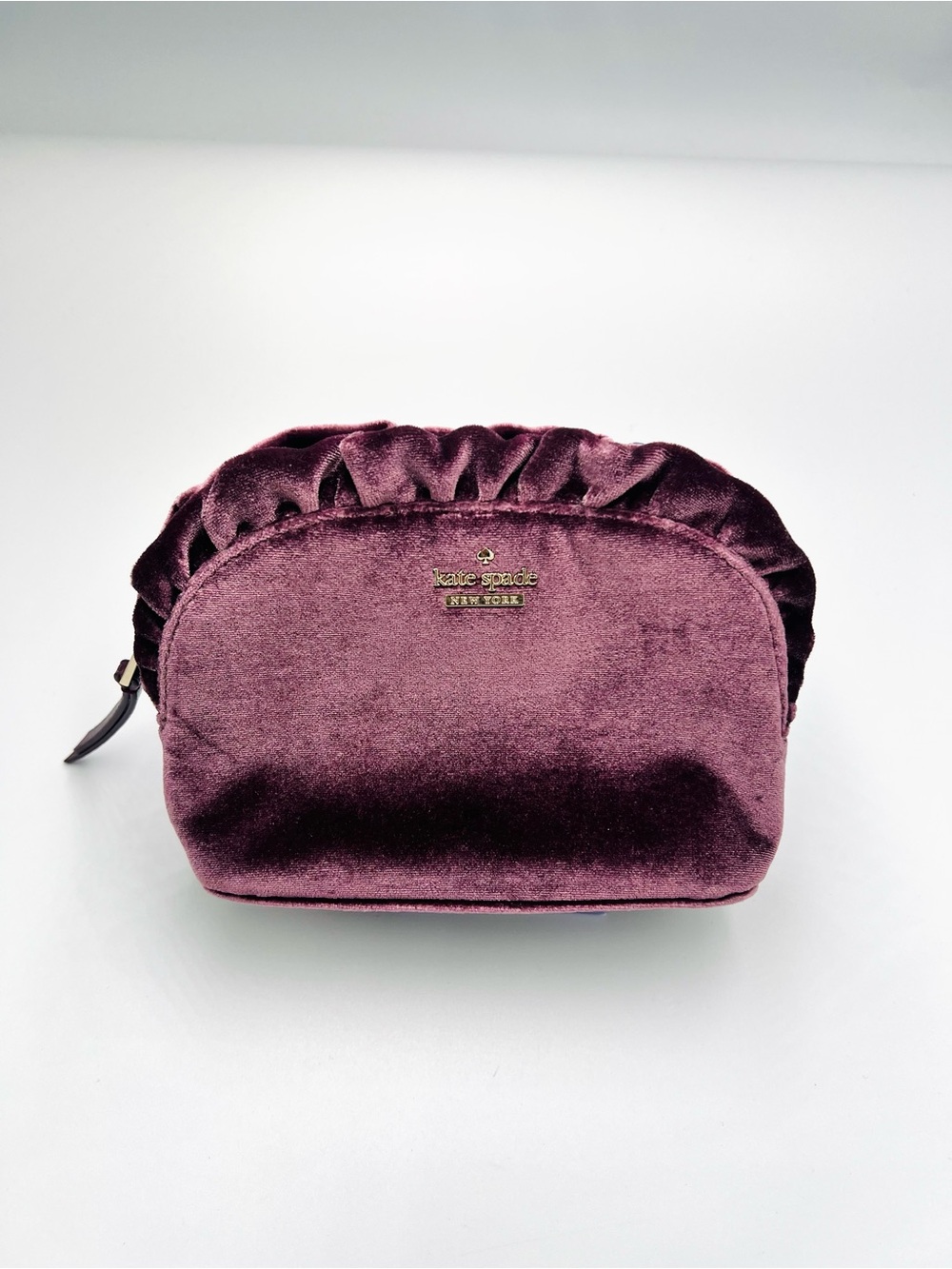 Kate Spade Velvet Pouch/Clutch EUC